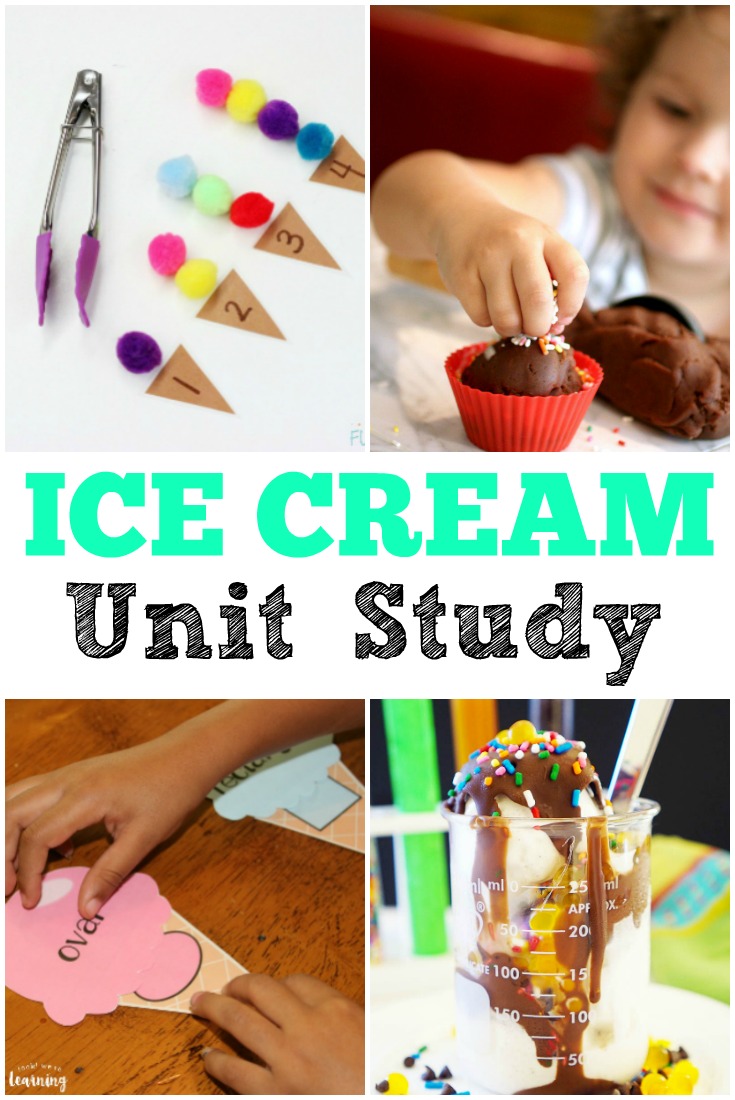 This ice cream unit study is a perfect way to keep kids excited about learning over the summer!