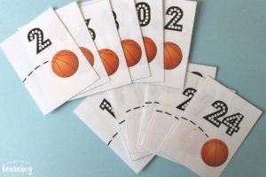 Fun Skip Counting by Two Flashcards