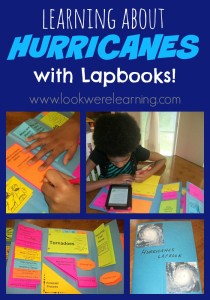 Making a Hurricane Lapbook