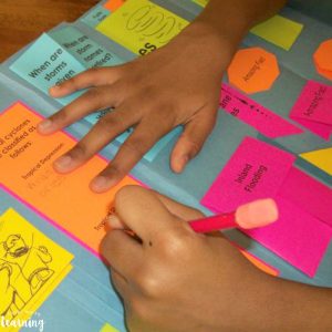 Using a Hurricanes Lapbook from Knowledge Box Central for Homeschool