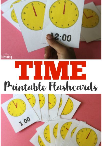 Work on reading digital and analog time with these telling time to the hour flashcards!