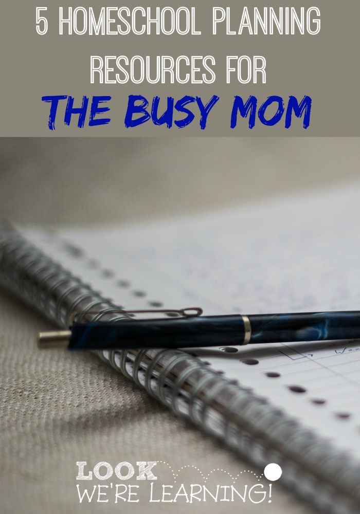 5 Homeschool Planning Resources for the Busy Mom