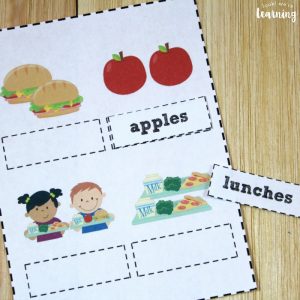 Back to School Collective Noun Sorting Practice