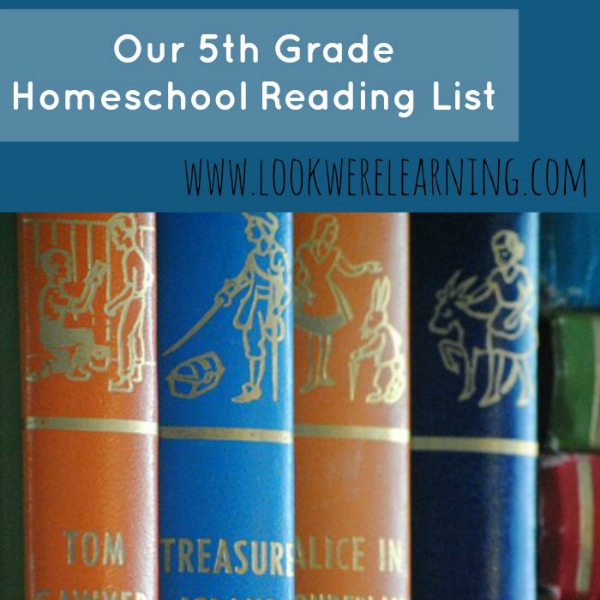 Fifth Grade Homeschool Reading List