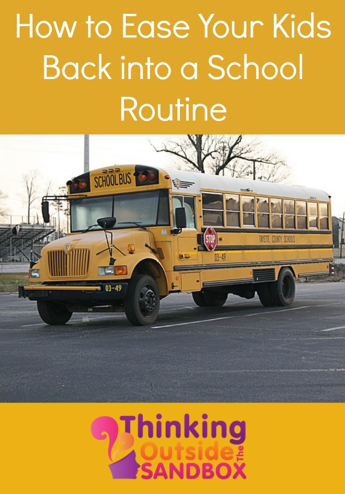 How to Ease Your Kids Back into a School Routine