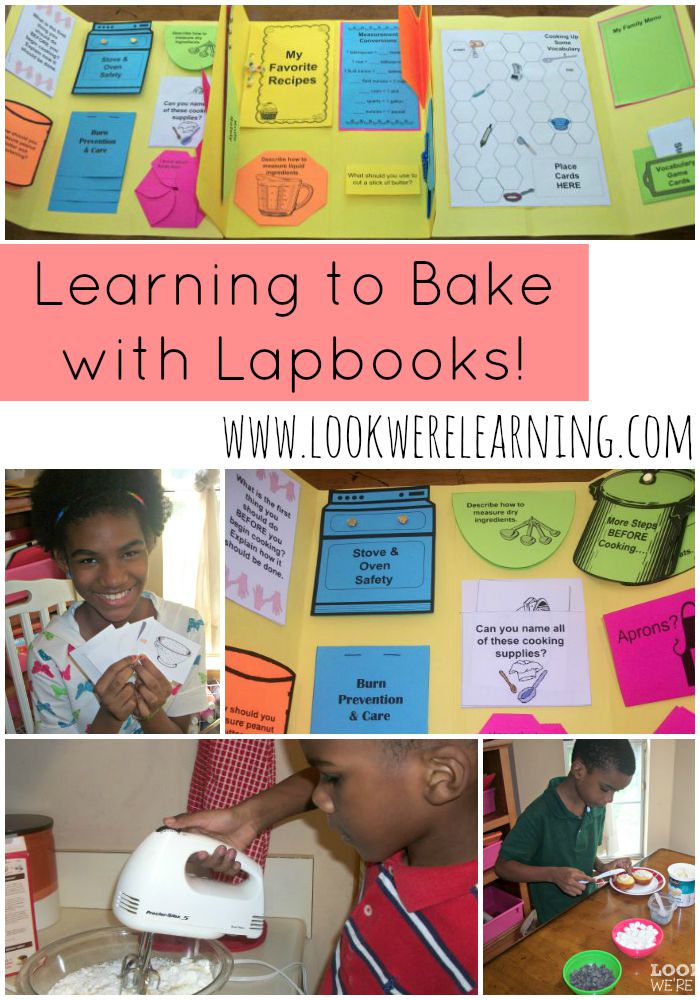 Learning to Bake with a Cooking Lapbook