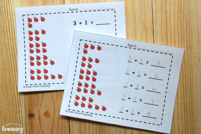 Printable Addition Array Practice for Kids