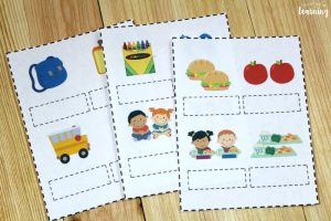 Printable Back to School Collective Noun Sorting Activity