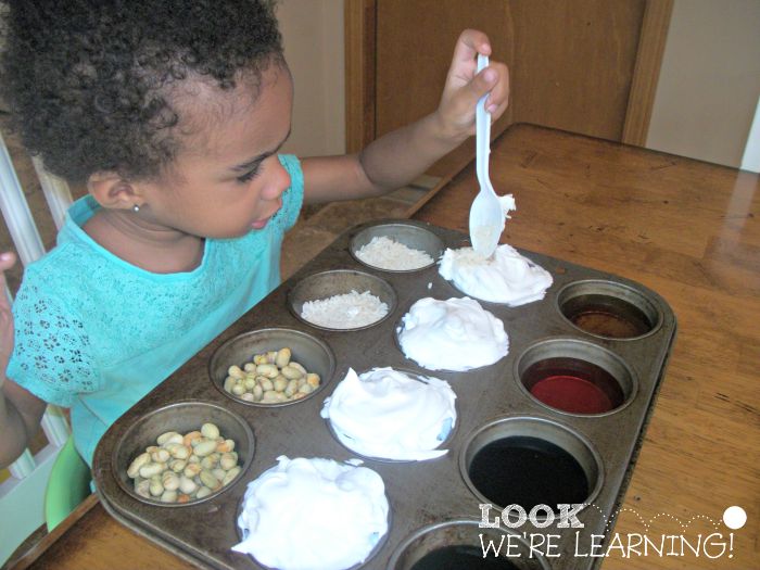 Simple Sensory Play with a Muffin Tin
