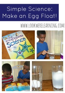 Simple Science Experiments: Make an Egg Float