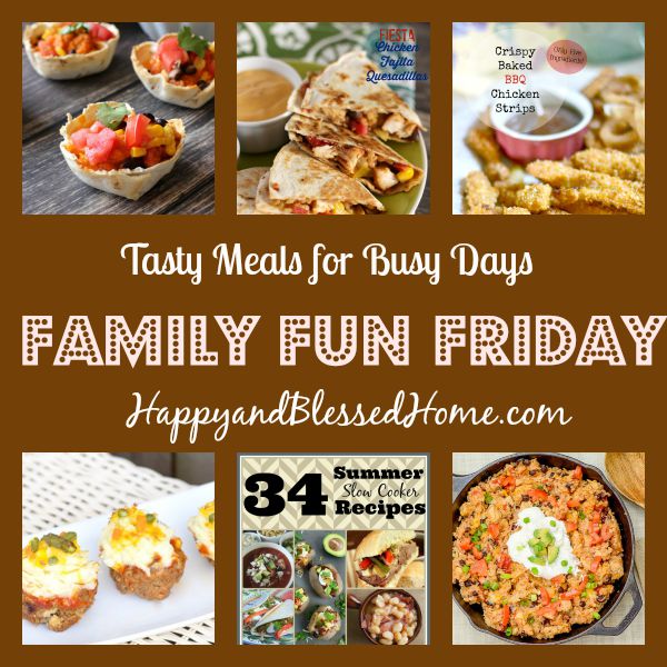 Tasty meals for busy days
