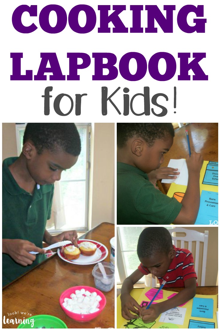 Teach kids how to cook with this fun, hands-on cooking lapbook!