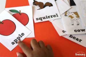 Fall Sight Word Flashcards for Reading Practice