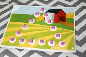 Farm Playdough Shape Mats