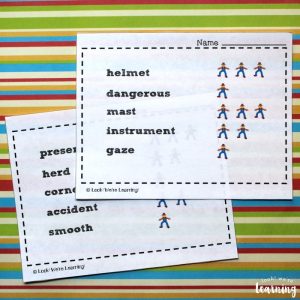 Scarecrow Themed Syllable Activity for Kids