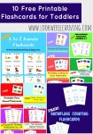 10 Free Printable Flashcards for Toddlers