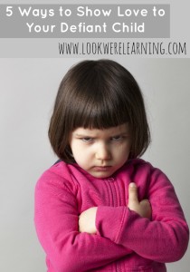 5 Ways to Show Love to Your Defiant Child - Look! We're Learning!