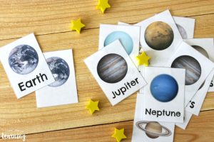 Free Printable Solar System Flashcards for Kids