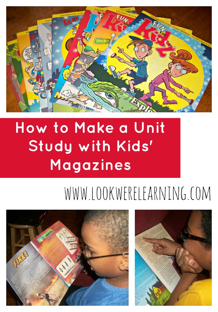 How to Make a Unit Study with Magazines for Kids