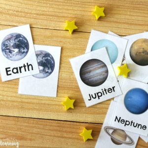 Printable Solar System Flashcards for Kids