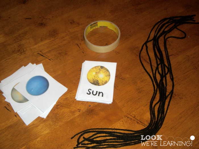 Solar System Flashcards Printable - Look! We're Learning!