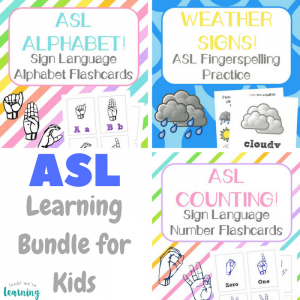 ASL Learning Bundle for Kids