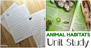 Animal Homes Unit Study for Homeschoolers