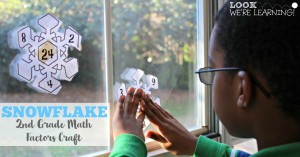 2nd Grade Math Factors Winter Craft
