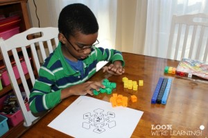 Making Equal Groups with Unifix Cubes