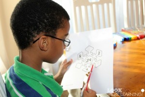 Making Snowflake 2nd Grade Math Factors