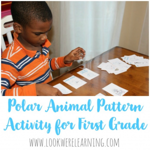Polar Animal Pattern Activity for First Grade - Look! We're Learning!