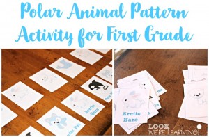 Polar Animals Pattern Activity for First Grade