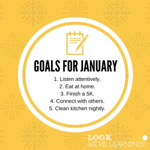 Setting Goals for January 2016 - Look! We're Learning!