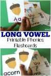 Free Printable Flashcards: Long Vowel Flashcards