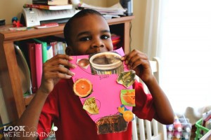 Learning about Taste Buds Paper Tongue Craft