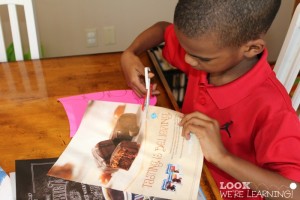 Learning about Taste Buds Scissor Activity