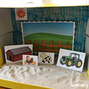 Easy Farm Shoebox Diorama Craft for Kids - Look! We're Learning!