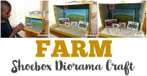 Farm Shoebox Diorama Craft FB