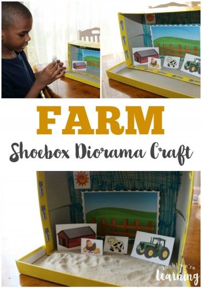 Super Easy Farm Shoebox Diorama Craft