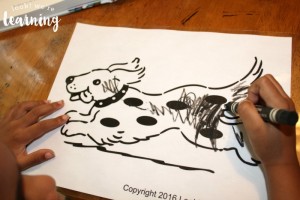 Coloring Harry the Dirty Dog Activity