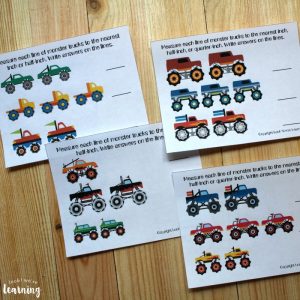 Monster Truck Themed Measurement for First Grade