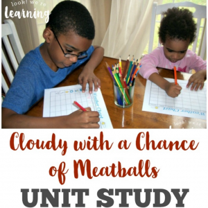 Cloudy with a Chance of Meatballs Unit Study for Kids