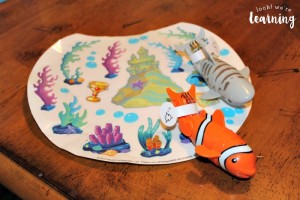 Lil Fishys Fish Toys Habitat Stickers