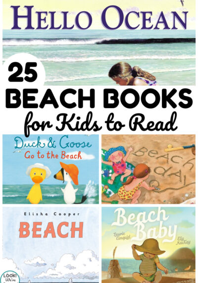 Share some of these lovely beach books for kids this summer!