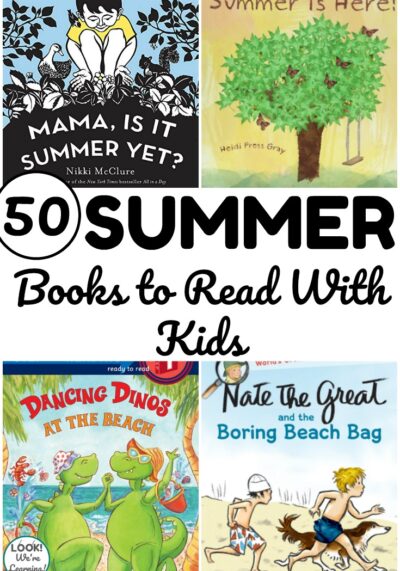 Share these summer books for kids with little ones during read aloud time!