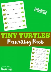 Tiny Turtles Prewriting Pack