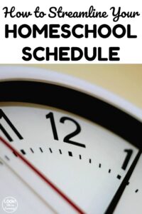 If you feel overwhelmed by planning your homeschool year, take a look at these easy tips to streamline your homeschool schedule!