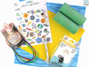 Making a Solar System Binoculars Craft