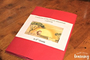 African Savannah Lapbook Cover