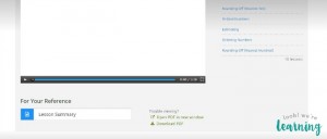 CTC Math Video Lesson Summary